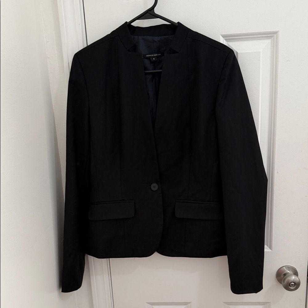 Kenneth Cole New York Black Blazer Size  8